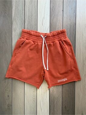 YoungLA Coral Orange Fleece Shorts